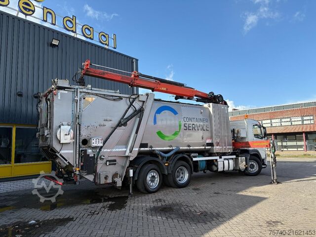 Kranbil Volvo FM 370 EEV 6X2 + HIAB 244 EP-3 HIPRO + WASH/VAC...