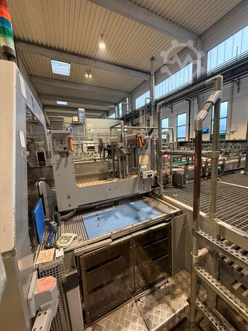 Krones, KHS Meypack, Kisters, Logopack påfyldningslinje for engangs glasflasker (1999) Krones, KHS Abfülllinie für Glasflaschen (Einweg)