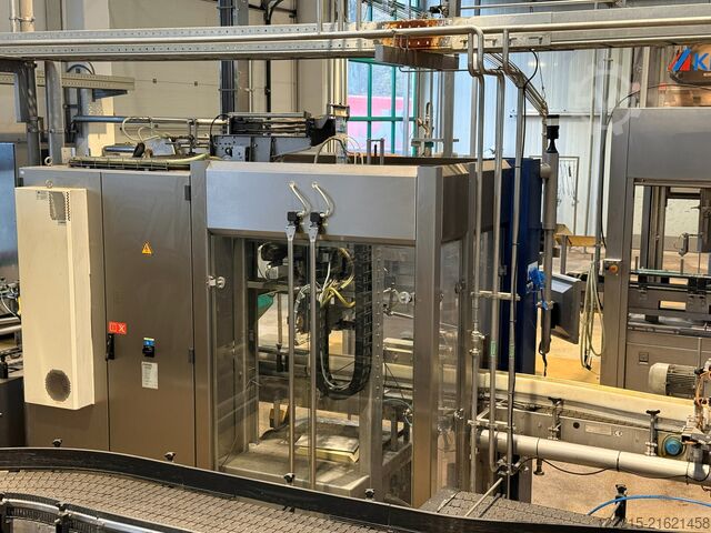 Krones, KHS Meypack, Kisters, Logopack påfyldningslinje for engangs glasflasker (1999) Krones, KHS Abfülllinie für Glasflaschen (Einweg)