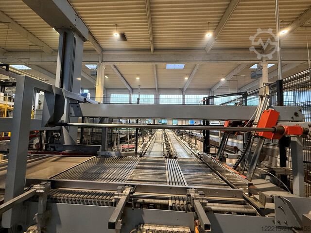 Krones, KHS Meypack, Kisters, Logopack påfyldningslinje for engangs glasflasker (1999) Krones, KHS Abfülllinie für Glasflaschen (Einweg)