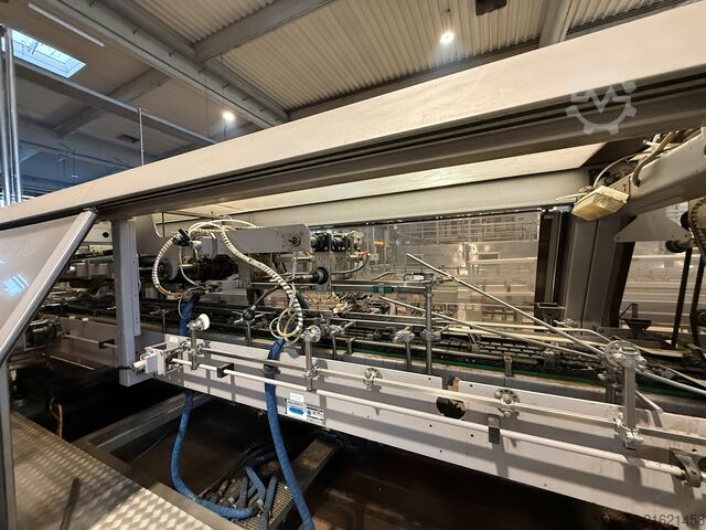 Krones, KHS Meypack, Kisters, Logopack påfyldningslinje for engangs glasflasker (1999) Krones, KHS Abfülllinie für Glasflaschen (Einweg)