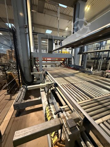 Krones, KHS Meypack, Kisters, Logopack påfyldningslinje for engangs glasflasker (1999) Krones, KHS Abfülllinie für Glasflaschen (Einweg)