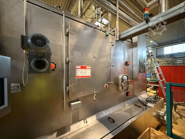 Krones, KHS Meypack, Kisters, Logopack påfyldningslinje for engangs glasflasker (1999) Krones, KHS Abfülllinie für Glasflaschen (Einweg)