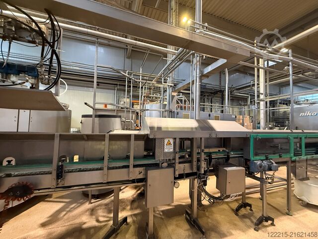 Krones, KHS Meypack, Kisters, Logopack påfyldningslinje for engangs glasflasker (1999) Krones, KHS Abfülllinie für Glasflaschen (Einweg)