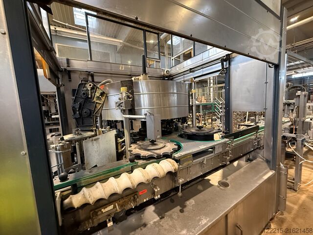 Krones, KHS Meypack, Kisters, Logopack påfyldningslinje for engangs glasflasker (1999) Krones, KHS Abfülllinie für Glasflaschen (Einweg)