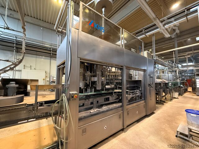 Krones, KHS Meypack, Kisters, Logopack påfyldningslinje for engangs glasflasker (1999) Krones, KHS Abfülllinie für Glasflaschen (Einweg)