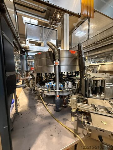 Krones, KHS Meypack, Kisters, Logopack påfyldningslinje for engangs glasflasker (1999) Krones, KHS Abfülllinie für Glasflaschen (Einweg)