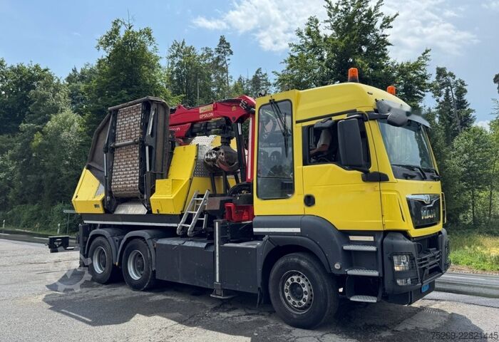 Gru montata su autocarro MAN TGS 33.480 6x4 Chippo 5010 / Swiss-Vehicle