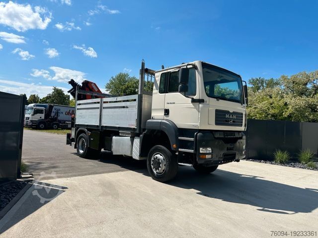 Teherautóra szerelt daru MAN TGA 18.310 4x4 KRAN 21m FUNK AHK