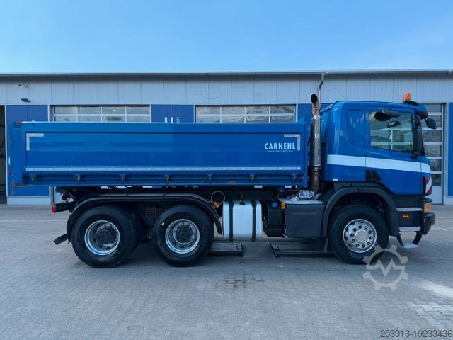 Basculantă SCANIA P 450 6x4 Dreiseitenkipper DAUTEL