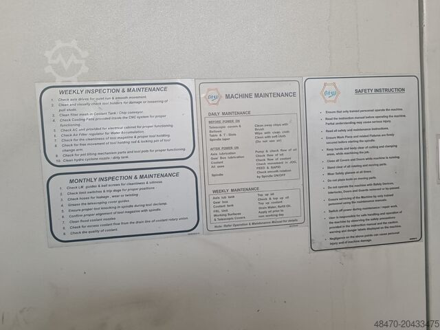 Lodret bearbejdningscenter BFW Vajra BMV80 TC24