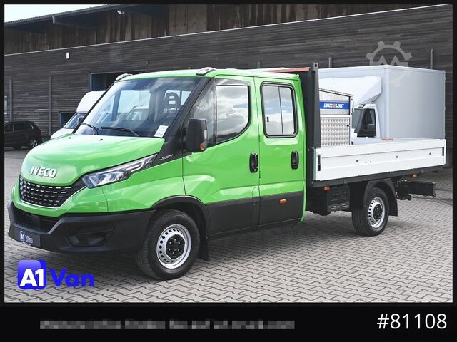 Furgão pick-up IVECO Daily 35S16 Doka Pritsche, AHK, Hi-Matic, 7-Sitzer