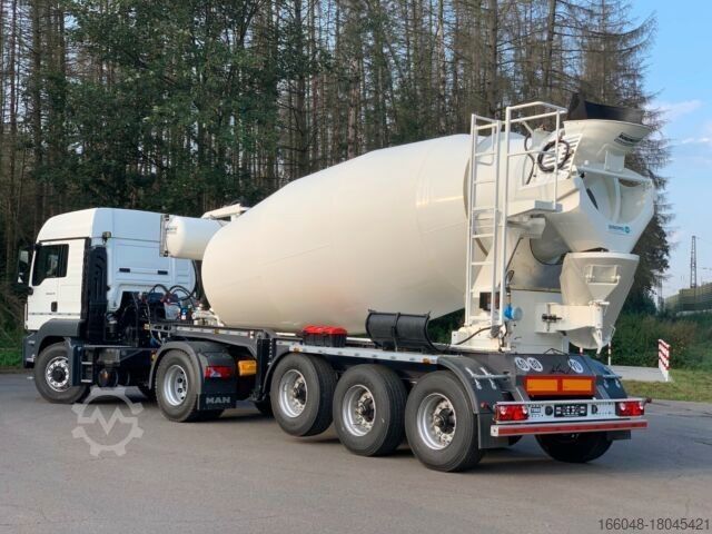 Betonmixer vrachtwagen  EUROMIX MTP - 12m³ Betonmischer-Auflieger