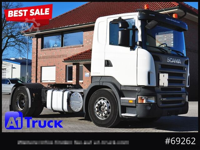 Standard nyergesvontató SCANIA R 380 LA 4X2, Euro5, Kipphydraulik, Klima,
