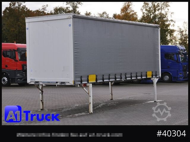 Výměnná nástavba s plošinou a plachtou KRONE Wechselbrücke 7,45, Code XL, guter Zustand