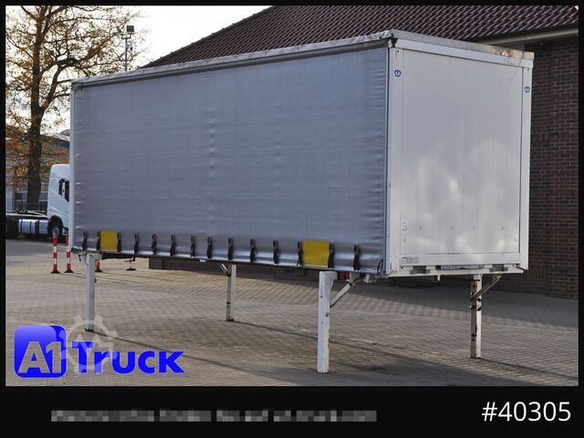 Výměnná nástavba s plošinou a plachtou KRONE Wechselbrücke 7,45, Code XL, guter Zustand