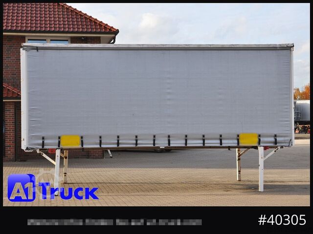 Cserélhető felépítmény platóval és ponyvával KRONE Wechselbrücke 7,45, Code XL, guter Zustand