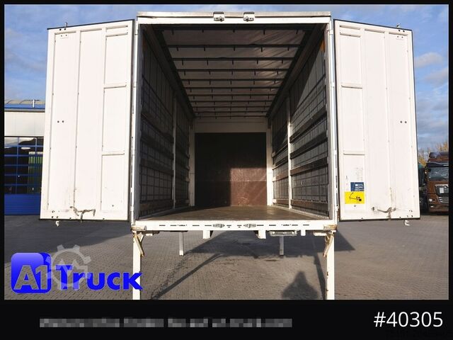 Výměnná nástavba s plošinou a plachtou KRONE Wechselbrücke 7,45, Code XL, guter Zustand