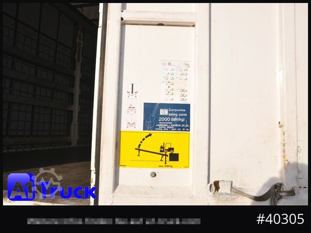 Výměnná nástavba s plošinou a plachtou KRONE Wechselbrücke 7,45, Code XL, guter Zustand