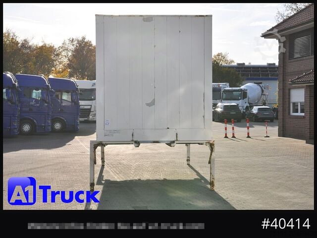 Caja intercambiable con estructura de caja KRONE BDF 7,45 Wechselbrücke, Portaltür, Holzverkleidung innen