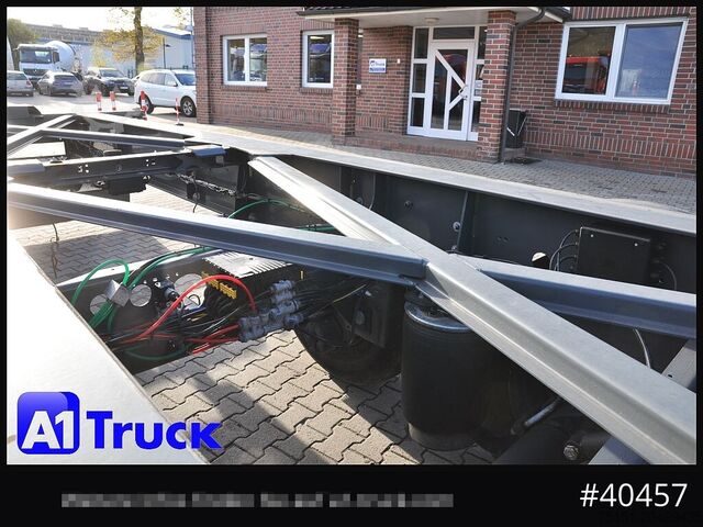 Návěs s výměnnou nástavbou KRONE Container Chassi lang, 2 x 7,45 Wechselbrücken, wenig genutzt..