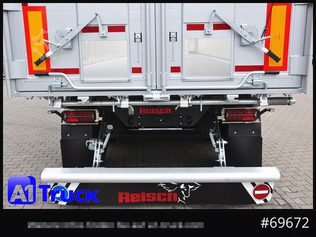 Sklopný návěs REISCH RHKS, Alu-Kippmulde 50m³, NEU Kombitüren, Alufelgen, Liftachse,