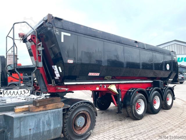 Billenős félpótkocsi KEMPF ca. 25m³ Thermokippauflieger / Alufelgen