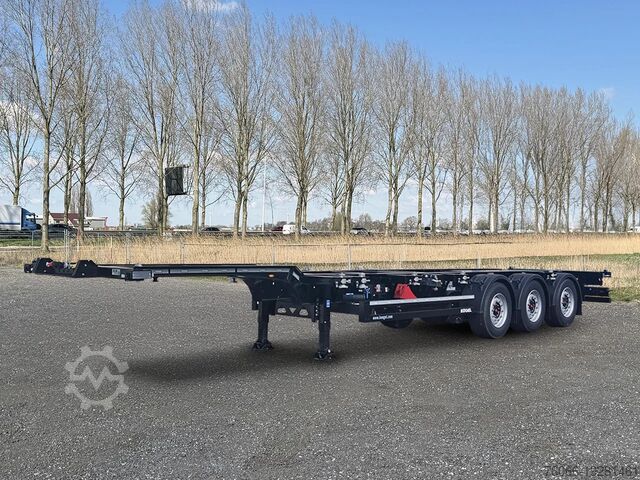 Transport af containere Kögel S24-2 Port 40 Simplex 3-Axle Container Trailer ...