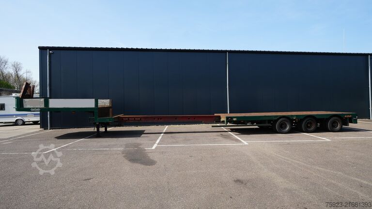 Semi-dieplader Nooteboom 3 axle semi low loader extendable