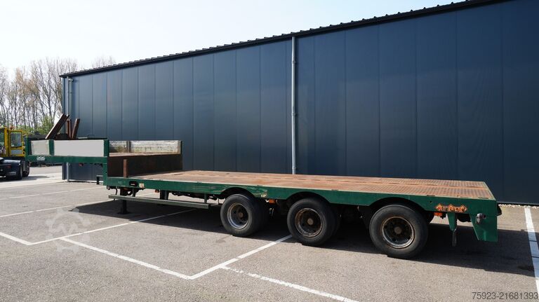 Semi-dieplader Nooteboom 3 axle semi low loader extendable