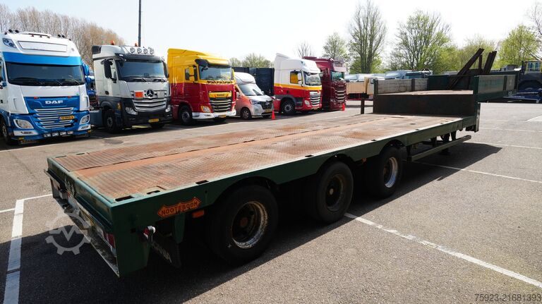 Semi-dieplader Nooteboom 3 axle semi low loader extendable