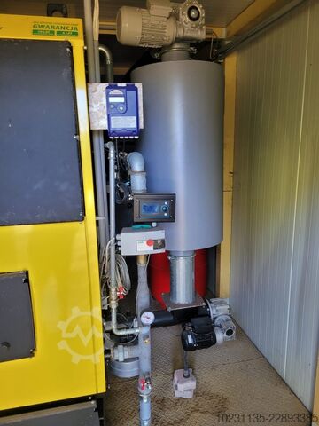 Mobil konténerkazánház (pellet / biomassza) Pereko KSR 130 / Ba-120 (120-130 kW)