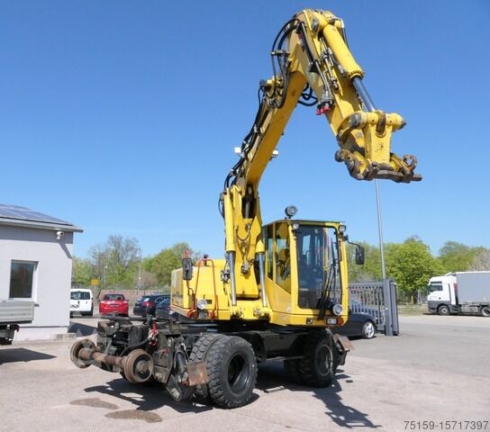 Mobiele graafmachine atlas 1604 K ZW KLIMA Zweiwegebagger SCHNELLWECHSLER DEUTZ-MOTOR