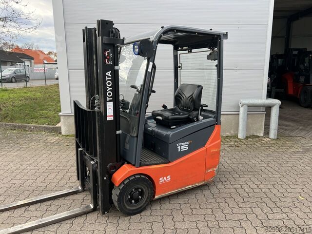 Electric 3-wheel forklift Toyota 7 FBEST 15
