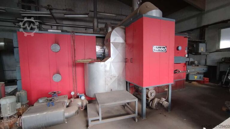 Gőzkazán fahasáb aprítékkal üzemeltetve Binder RRK 640 -850 kw
