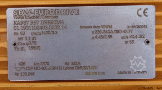 ALMAC Schroefcontainer Voedsel ALMAC