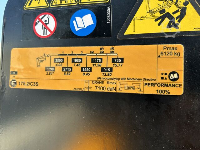 Vrachtwagen met kraan DAF LF 320 FA / Effer 175.2/c3s Crane / 363 dkm / P...