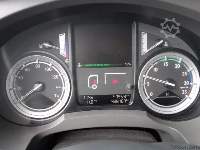 Araba taşıyıcı panelvan DAF LF 210 oprijlaadbak,airco