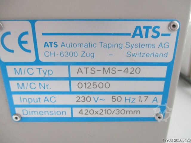 MASZYNA DO BANDEROLOWANIA ATS Tanner MS 420S