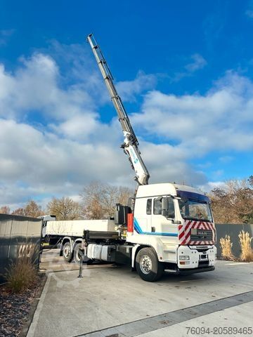 Macara montată pe camion MAN TGA 26.400 6x2 Wechselpr. KRAN 25m Seilwinde
