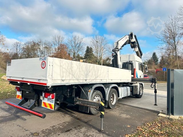 Camião de plataforma MAN TGA 26.400 6x2 Wechselpr. KRAN 25m Seilwinde