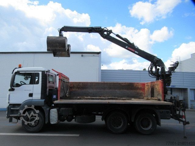 Tippbil MAN 26.440 / 6 x 4 / Jonsered 1100 / Greifer