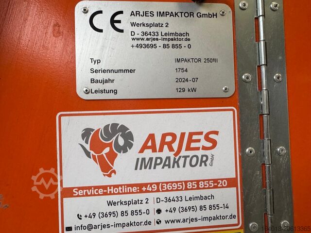 Zweiwellenzerkleinerer Arjes Impaktor 250 EVO II