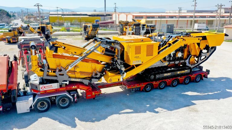 Jednostka krusząca FABO Tracked Crusher Mobile Tracked Impact Crusher FTI-110S