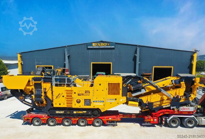 Jednostka krusząca FABO Tracked Crusher Mobile Tracked Impact Crusher FTI-110S