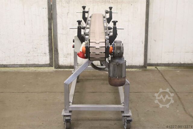 Förderband 30 m/min Edelstahl 1625 x 115 mm