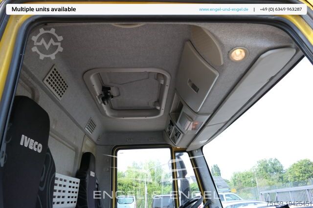Vrachtwagen met bakwagen iveco EuroCargo ML 75 E 16 P LBW LUFT AUTOMATIK COC EURO-6
