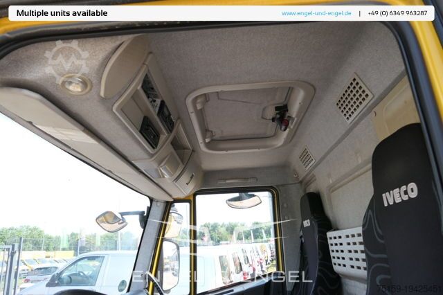 Vrachtwagen met bakwagen iveco EuroCargo ML 75 E 16 P LBW LUFT AUTOMATIK COC EURO-6