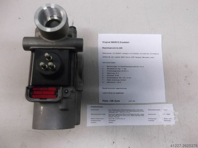 Magneetventiel WABCO 4721950047