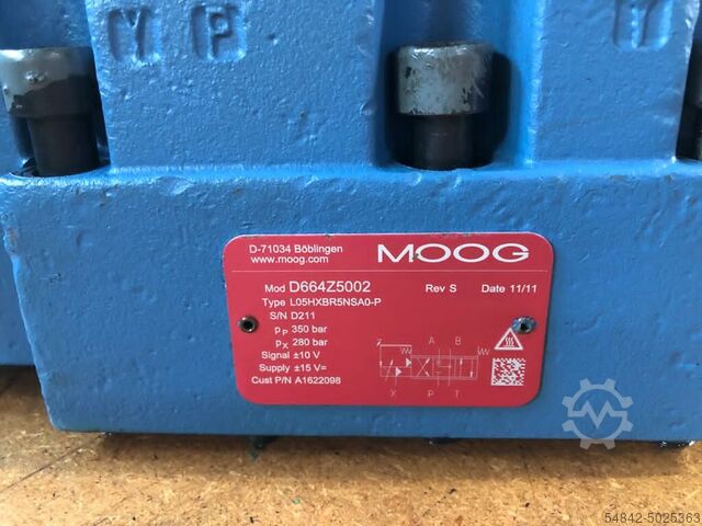 Valve anti-moisissure f. Battenfeld D664Z5002 Moog D664Z5002